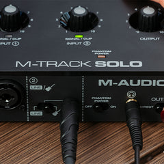 A Photo Of M-Audio M-Track Solo – Compact USB Audio Interface