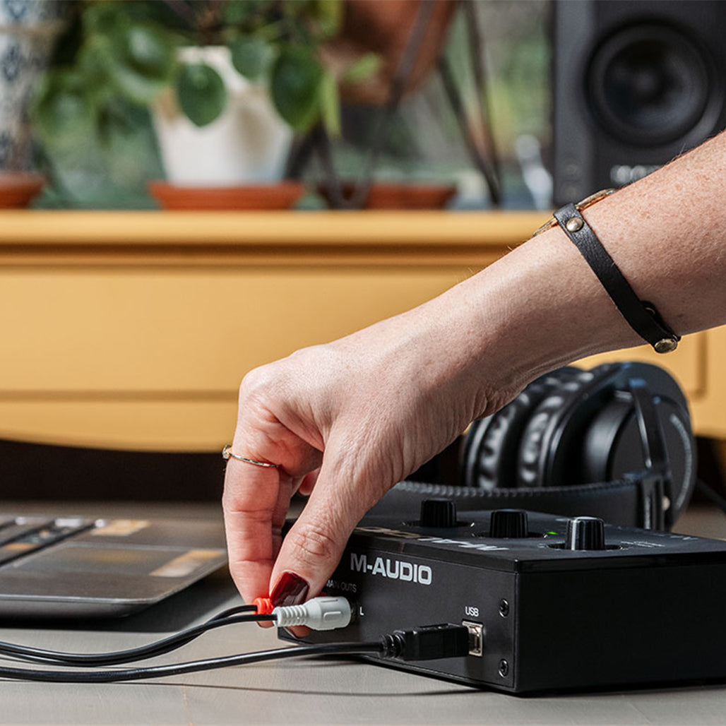 A Photo Of M-Audio M-Track Solo – Compact USB Audio Interface