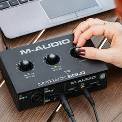 A Photo Of M-Audio M-Track Solo – Compact USB Audio Interface