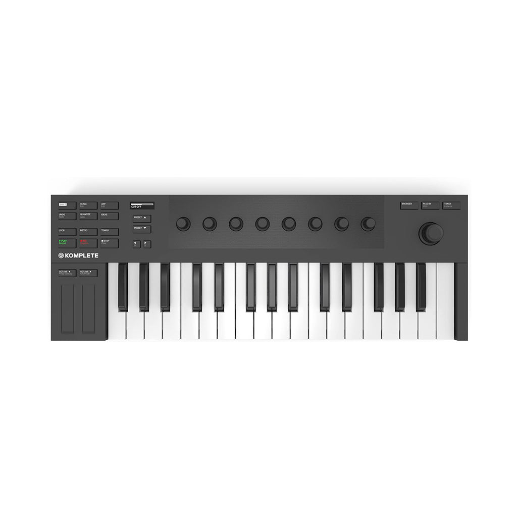 A Photo Of Native Instruments KOMPLETE KONTROL M32 – Compact Keyboard Controller with OLED Display