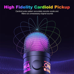 A Photo Of Onikuma M930 Studio RGB Microphone