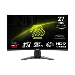 A Photo Of MSI MAG 276CXF – 27” FHD 280Hz Gaming Monitor with Rapid VA Panel & AI Vision