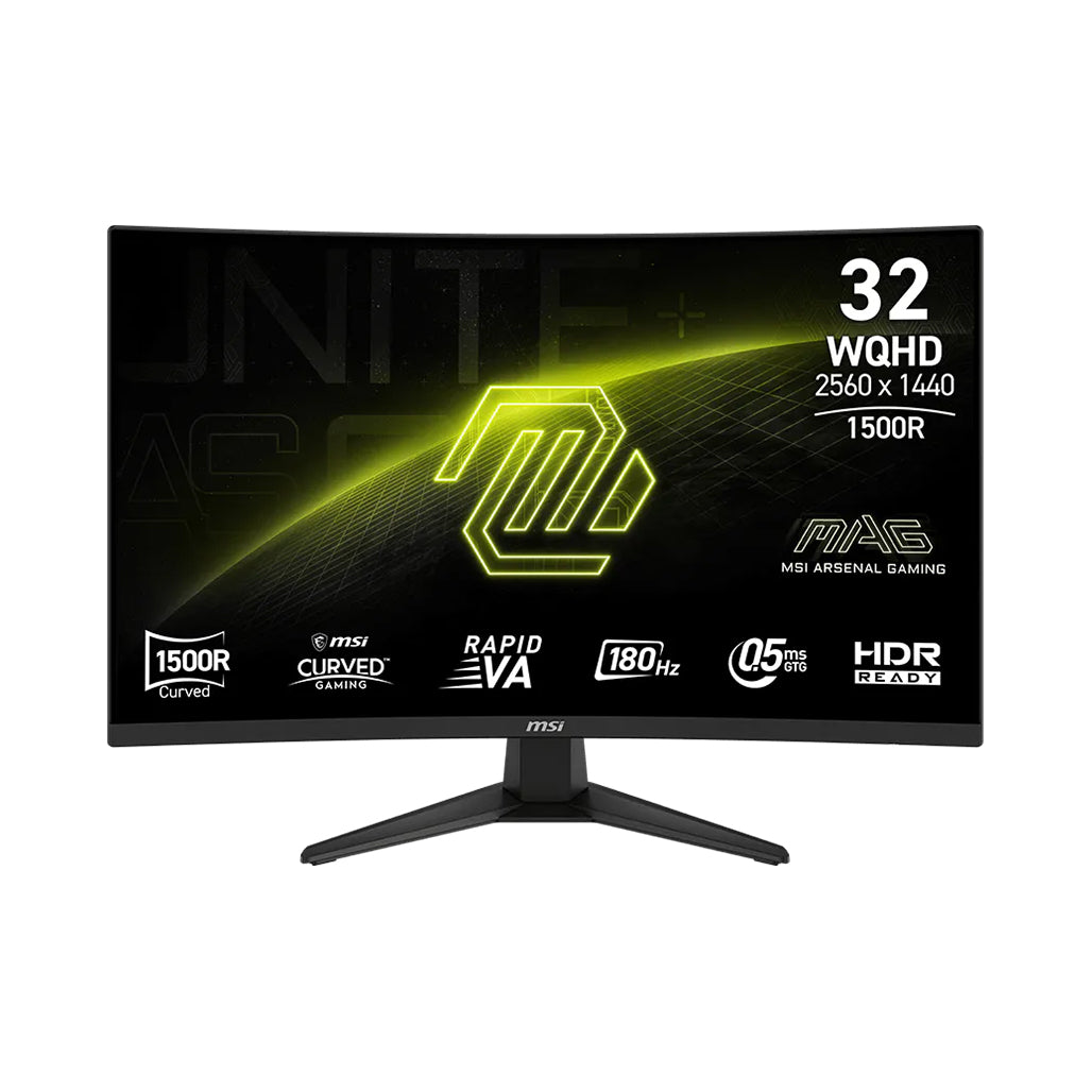 A Photo Of MSI MAG 321CQF E18 - 31.5” Curved Gaming Monitor