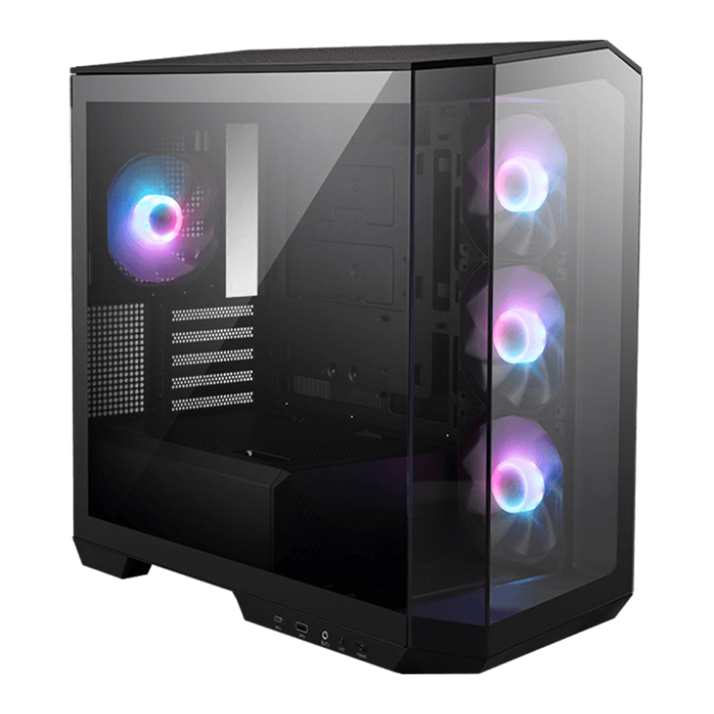 A Photo Of MSI MAG PANO M100R PZ – Stylish Micro-ATX Gaming Case
