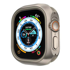 A Photo Of Mageasy Odyssey Aviation Grade Aluminum Alloy Case for Apple Watch Ultra 49mm - Titanium