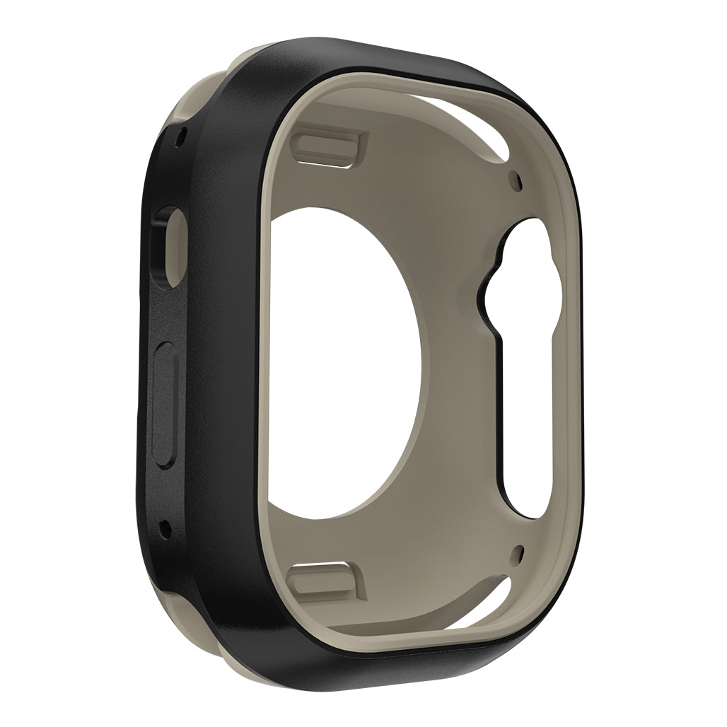 A Photo Of Mageasy Odyssey Aviation Grade Aluminum Alloy Case for Apple Watch Ultra 49mm - Midnight Black