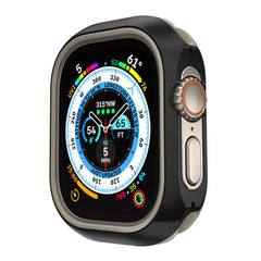 A Photo Of Mageasy Odyssey Aviation Grade Aluminum Alloy Case for Apple Watch Ultra 49mm - Midnight Black
