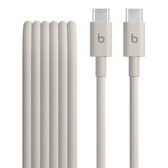 A Photo Of Beats USB-C to USB-C Woven Charging Cable 1.5m – Fast Charge & Sync for Android, Apple & More
