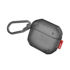 A Photo Of Skinarma MECHA CE AirPods 4 Case – Durable Retro-Futuristic Protection with Enhanced Grip & Wireless Charging Support