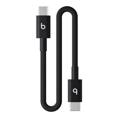 A Photo Of Beats USB-C to USB-C Short Braided Charging Cable 20cm – Fast Charge & Data Sync for Apple, Android & More