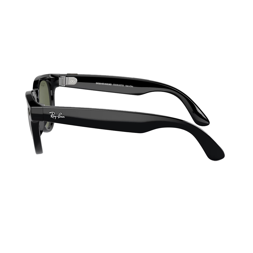 A Photo Of Ray-Ban Meta Headliner Smart Glasses RW4009 – Shiny Black