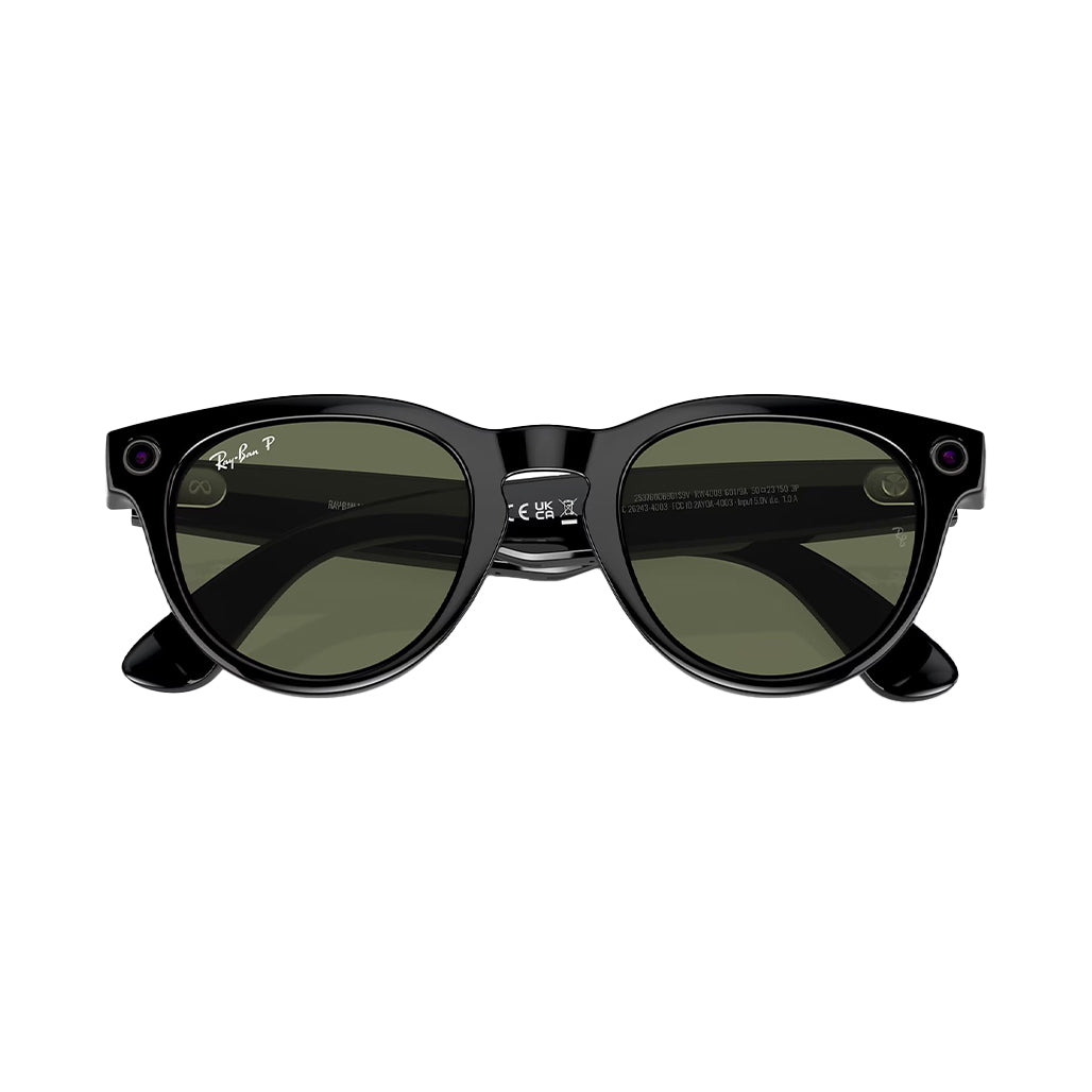 A Photo Of Ray-Ban Meta Headliner Smart Glasses RW4009 – Shiny Black