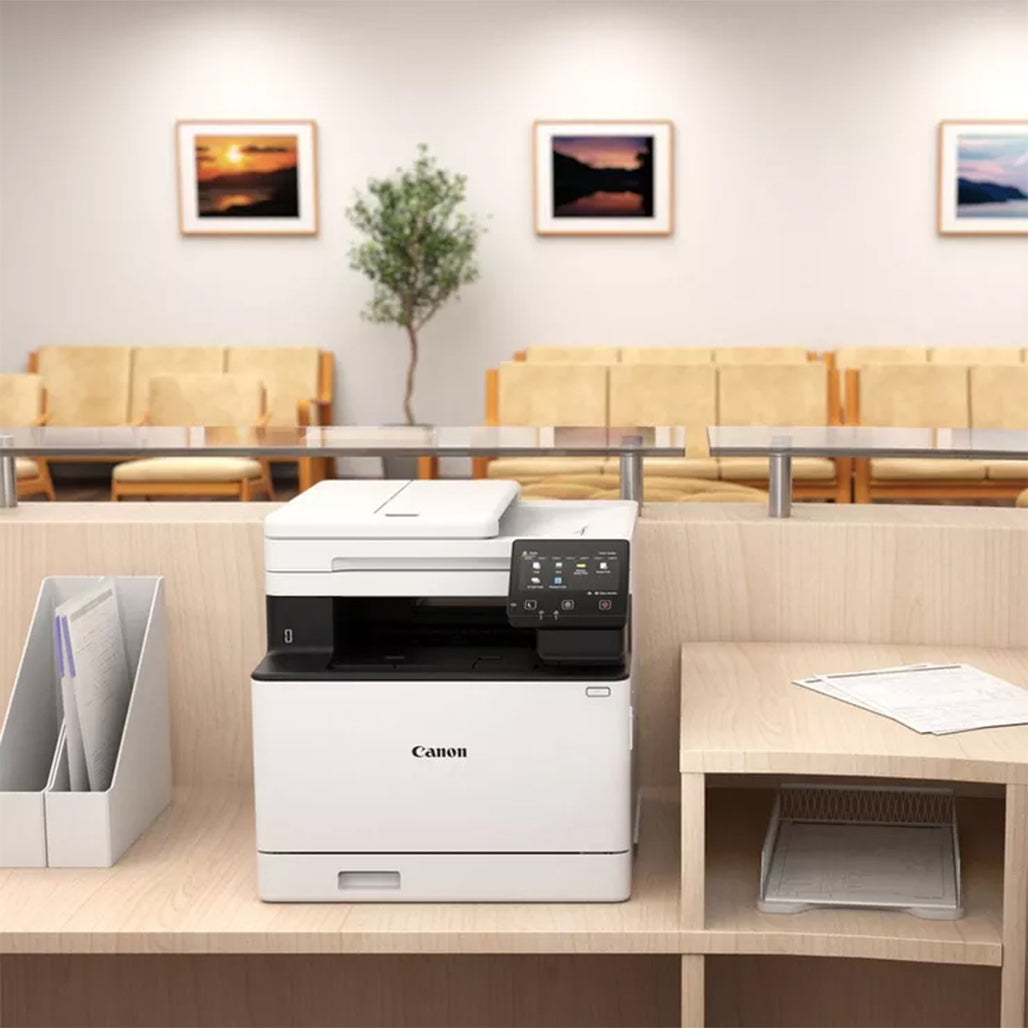 A Photo Of Canon i-SENSYS MF754CDW - Multifunction Color Laser Printer
