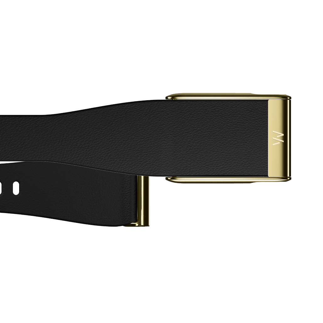 A Photo Of Whoop MG LeatherLuxe Tapered Band