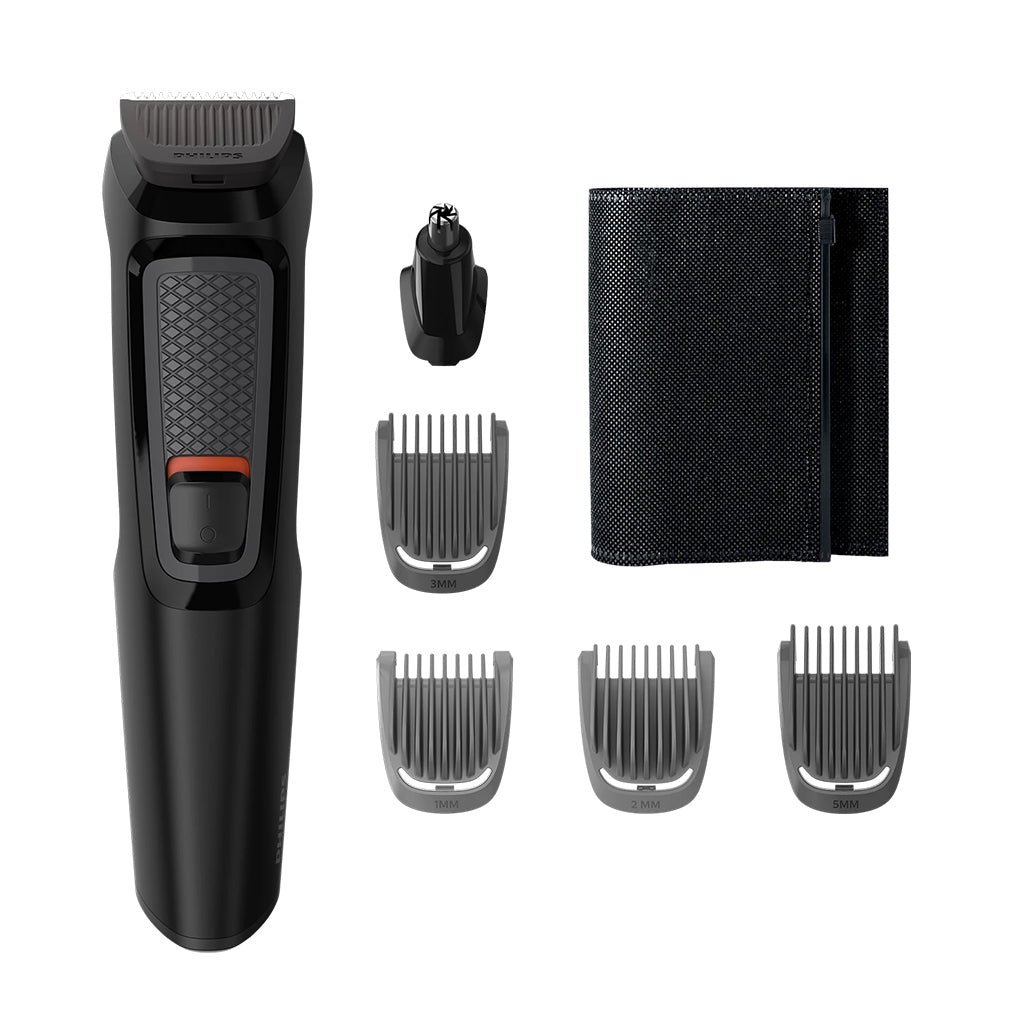 A Photo Of Philips Multigroom Series 3000 MG3710/15 - 6-in-1 Face & Beard Trimmer Kit