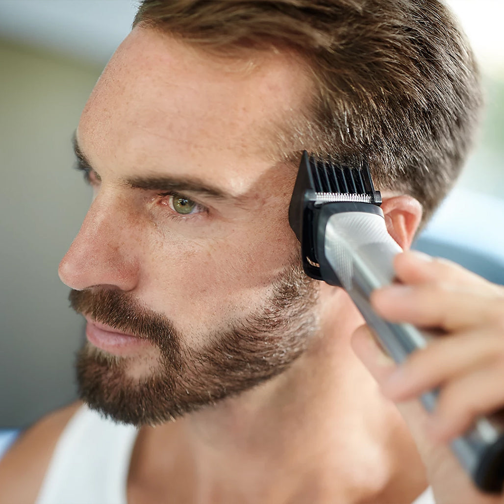A Photo Of Philips Norelco Multigroom 7000 MG7750/49 – All-in-One Trimmer for Face, Head & Body, 23-Piece Kit, DualCut Blades, 5-Hour Runtime