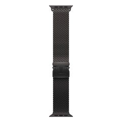A Photo Of Apple 49mm Black Titanium Milanese Loop Band