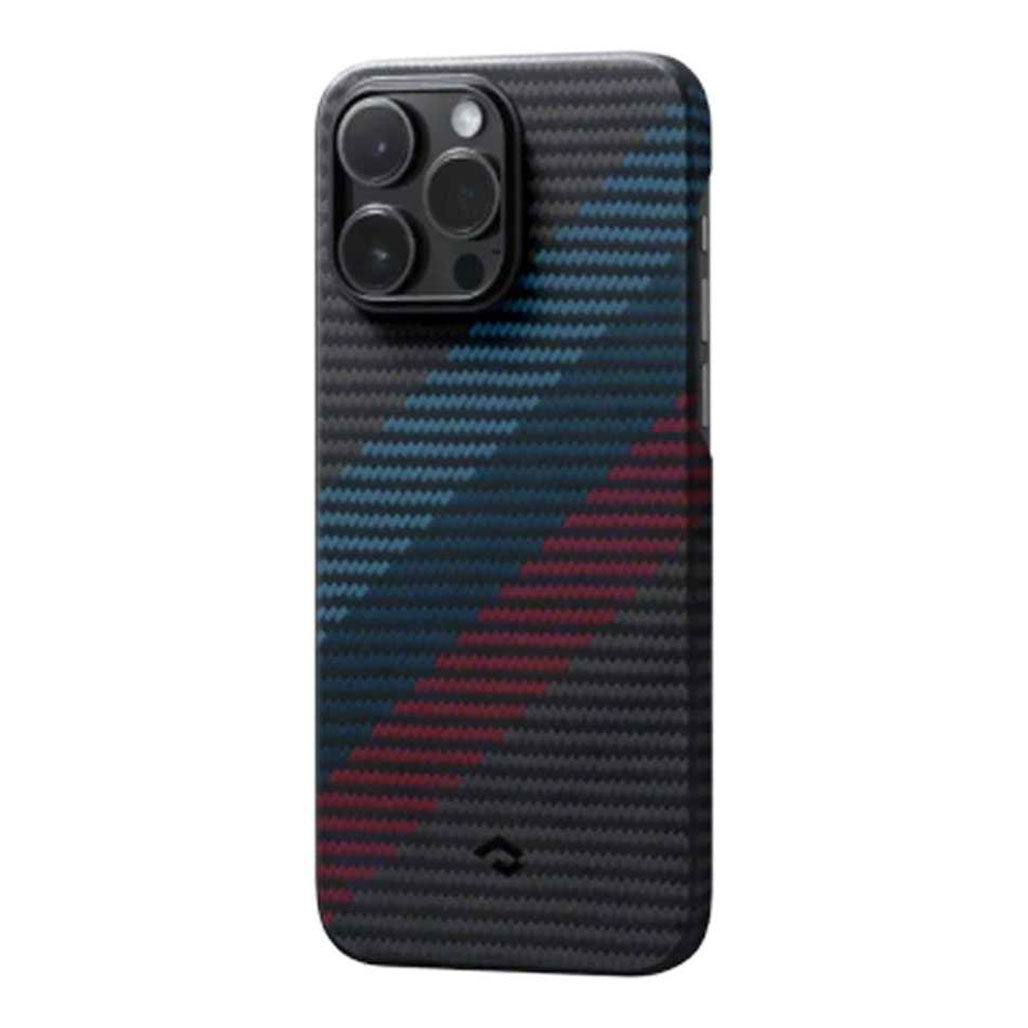 A Photo Of Pitaka MagEZ Case 3 Fusion Weaving Black/Blue/Red