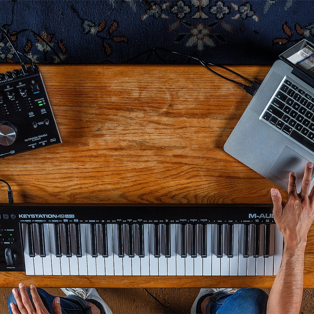 A Photo Of M-Audio Keystation 49 MK3 - 49-Key USB MIDI Keyboard Controller