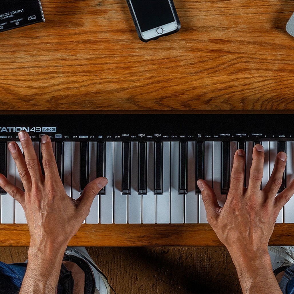 A Photo Of M-Audio Keystation 49 MK3 - 49-Key USB MIDI Keyboard Controller