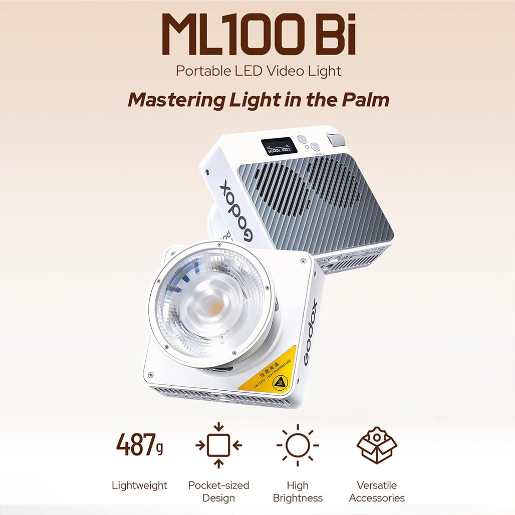 A Photo Of Godox ML100Bi Bi-Color LED Continuous Light