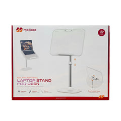 A Photo Of Moxedo MX-FLS023 Adjustable Laptop and Book Stand – Ergonomic Desk Riser for MacBook, Tablets & Reading