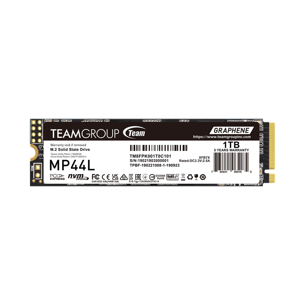 A Photo Of Team MP44L - M.2 PCIe 4.0 SSD - 3 Years Warranty