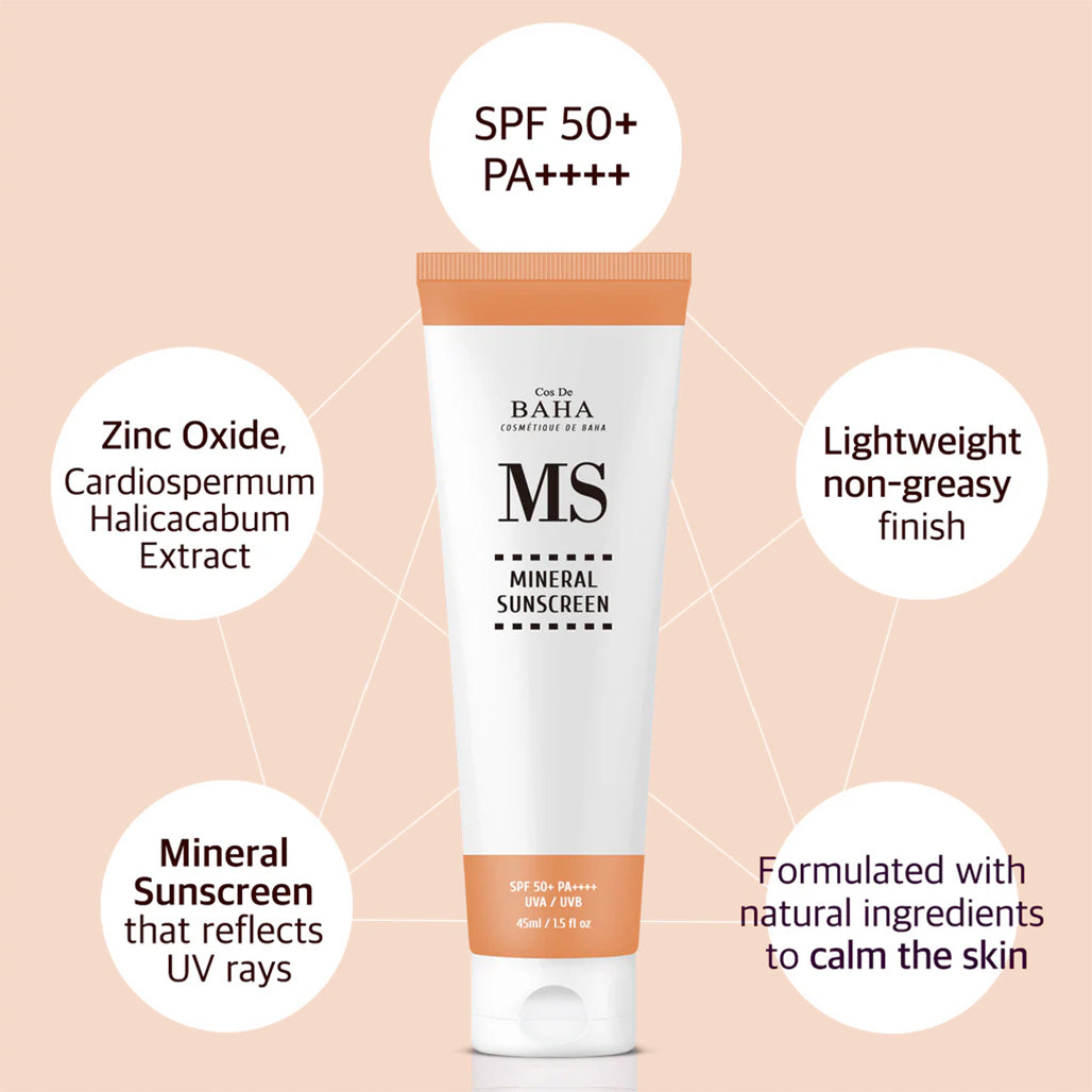 A Photo Of Cos De BAHA MS Hydrating Mineral Sunscreen SPF 50+ – 45ml