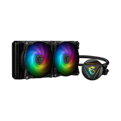 A Photo Of MSI MAG CoreLiquid 240R - Advanced Liquid CPU Cooler with ARGB Lighting and High Thermal Dissipation