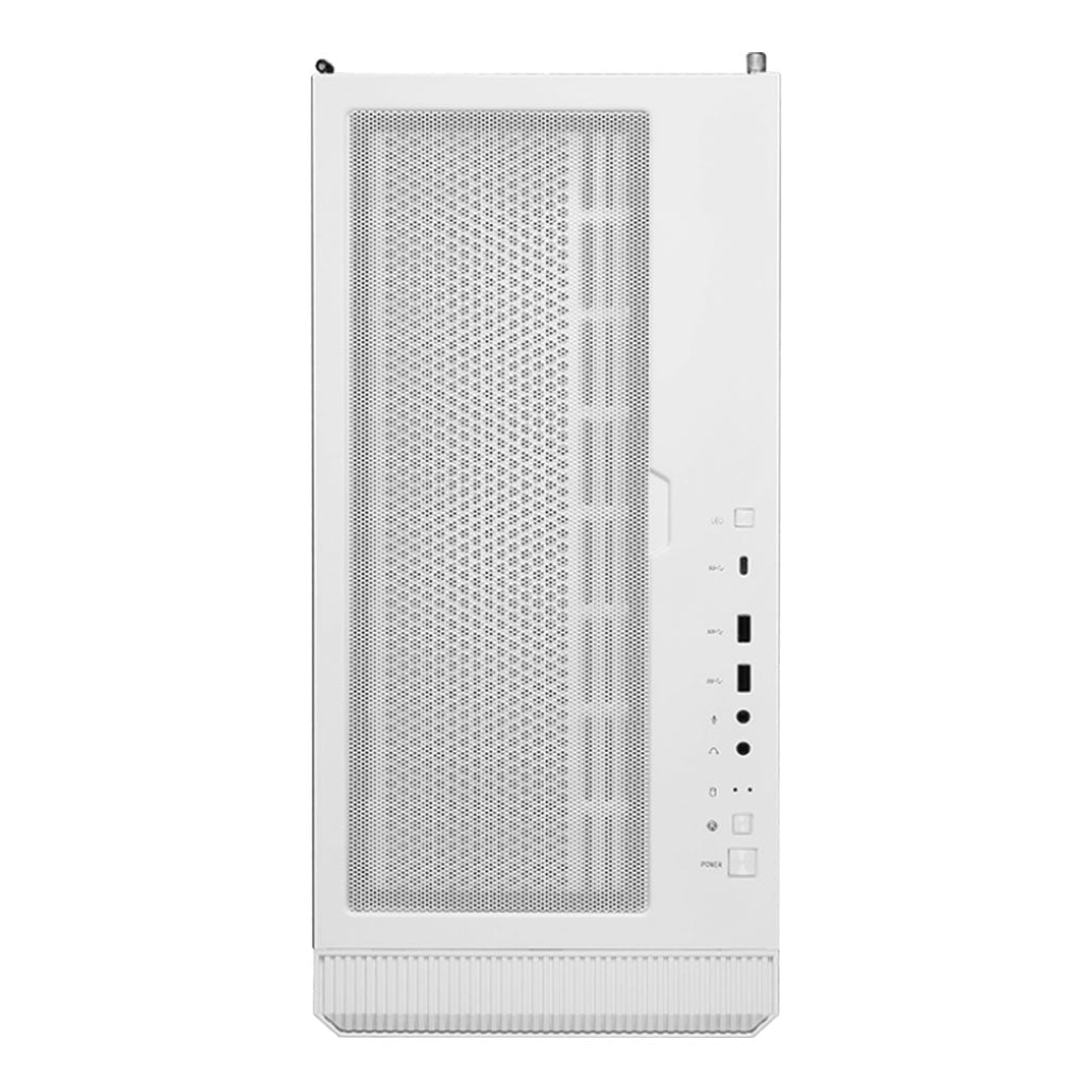 A Photo Of MSI MPG Velox 100R White - Mid-Tower Gaming Case with Advanced Airflow and ARGB Lighting
