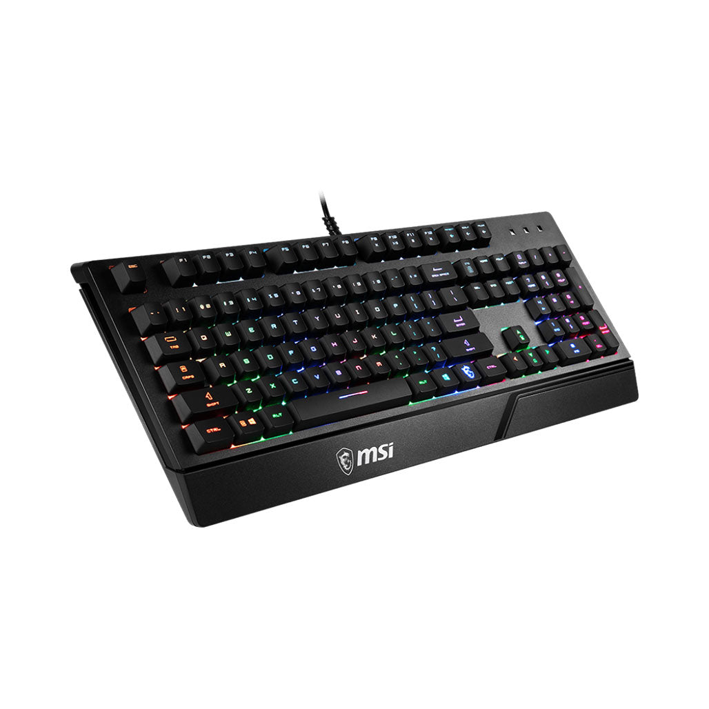 A Photo Of MSI Vigor GK20 RGB Full-Size Wired Gaming Keyboard