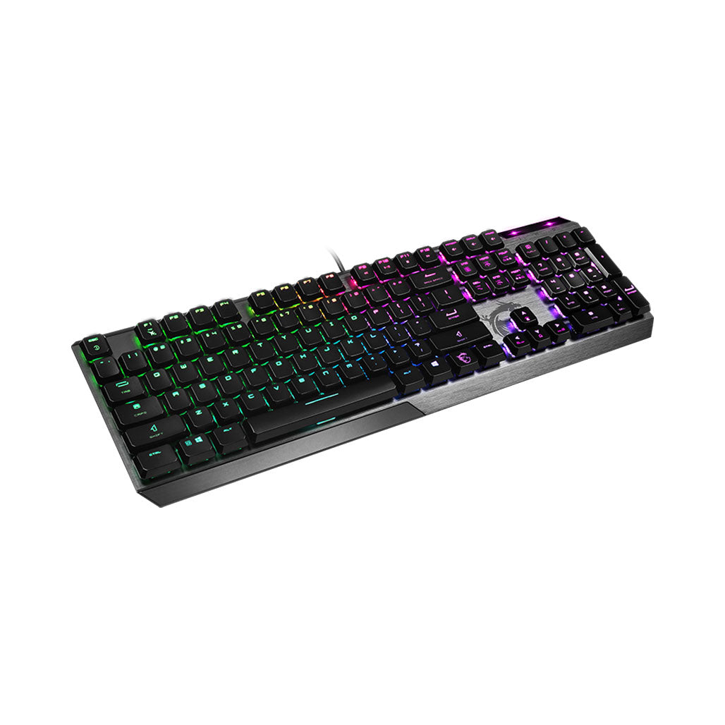 A Photo Of MSI Vigor GK50 Low Profile Mechanical Gaming Keyboard - Full-Size Wired RGB Keyboard