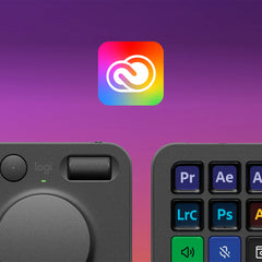 A Photo Of Logitech MX Creative Console - Customizable Dial and Keypad