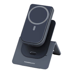 A Photo Of Powerology MagSafe Combo 10000mAh Power Bank - 15W Wireless Charging & 20W USB-C