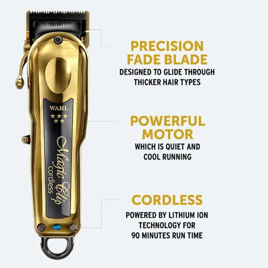 A Photo Of Wahl Magic Clip Gold Cordless Hair Clipper