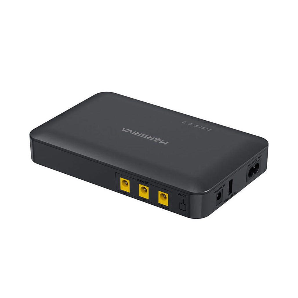 A Photo Of Marsiva KP1 Smart Mini DC UPS – 18W Battery Backup Power Supply for Wi-Fi Routers, Modems & Security Devices