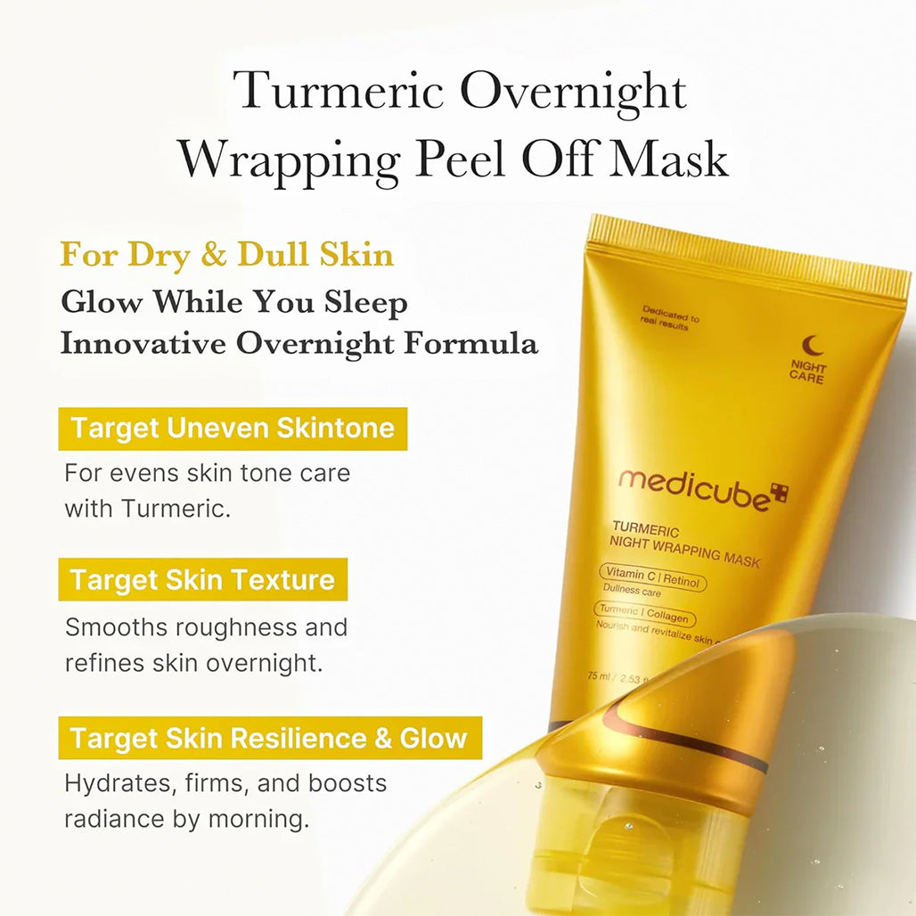 A Photo Of Medicube Kojic Acid Turmeric Night Wrapping Mask - 75ml