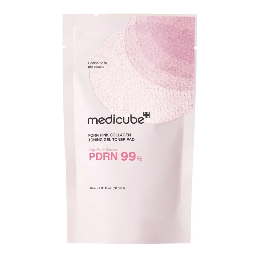 A Photo Of Medicube PDRN Pink Collagen Gel Toner Pad