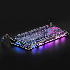 A Photo Of GravaStar Mercury K1 Pro Cyberpunk Edition – 75% Wireless Mechanical Gaming Keyboard with RGB & Tri-Mode Connectivity