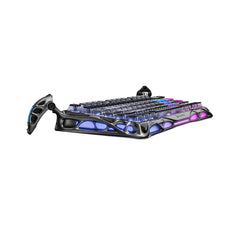 A Photo Of GravaStar Mercury K1 Pro Cyberpunk Edition – 75% Wireless Mechanical Gaming Keyboard with RGB & Tri-Mode Connectivity