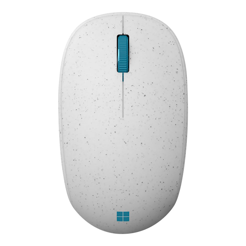 A Photo Of Microsoft Ocean Plastic Mouse - White | Eco-Friendly Design
