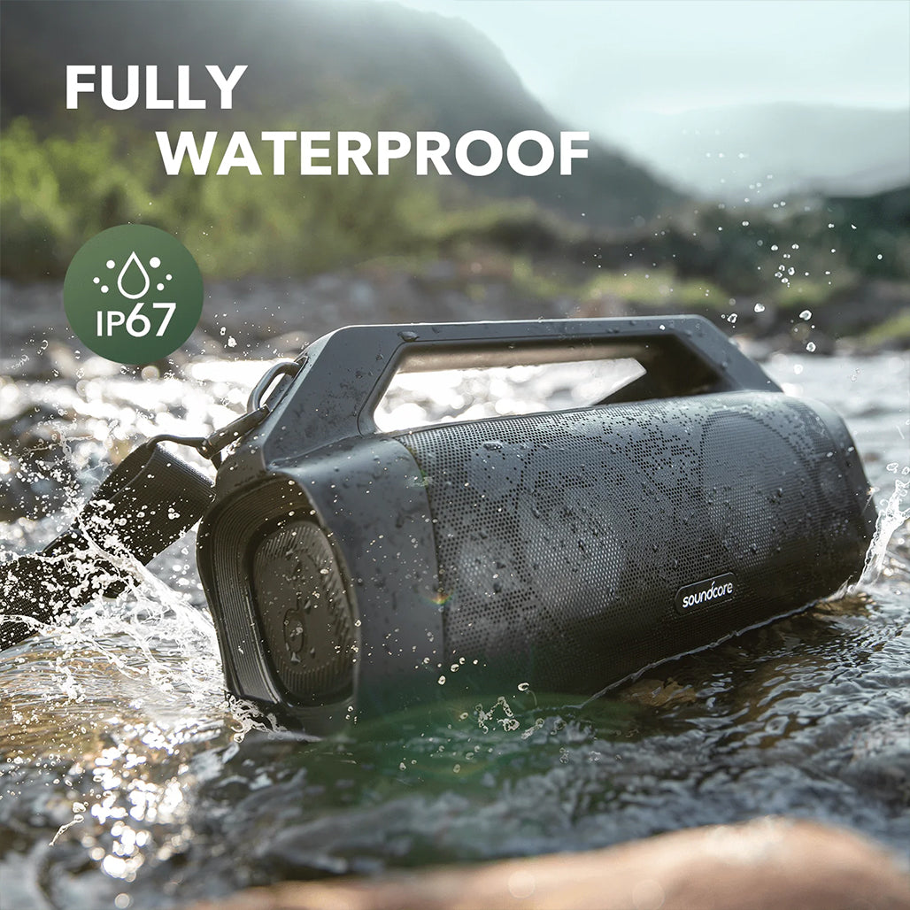 A Photo Of Anker Soundcore Motion Boom Plus - Portable Outdoor Bluetooth Speaker