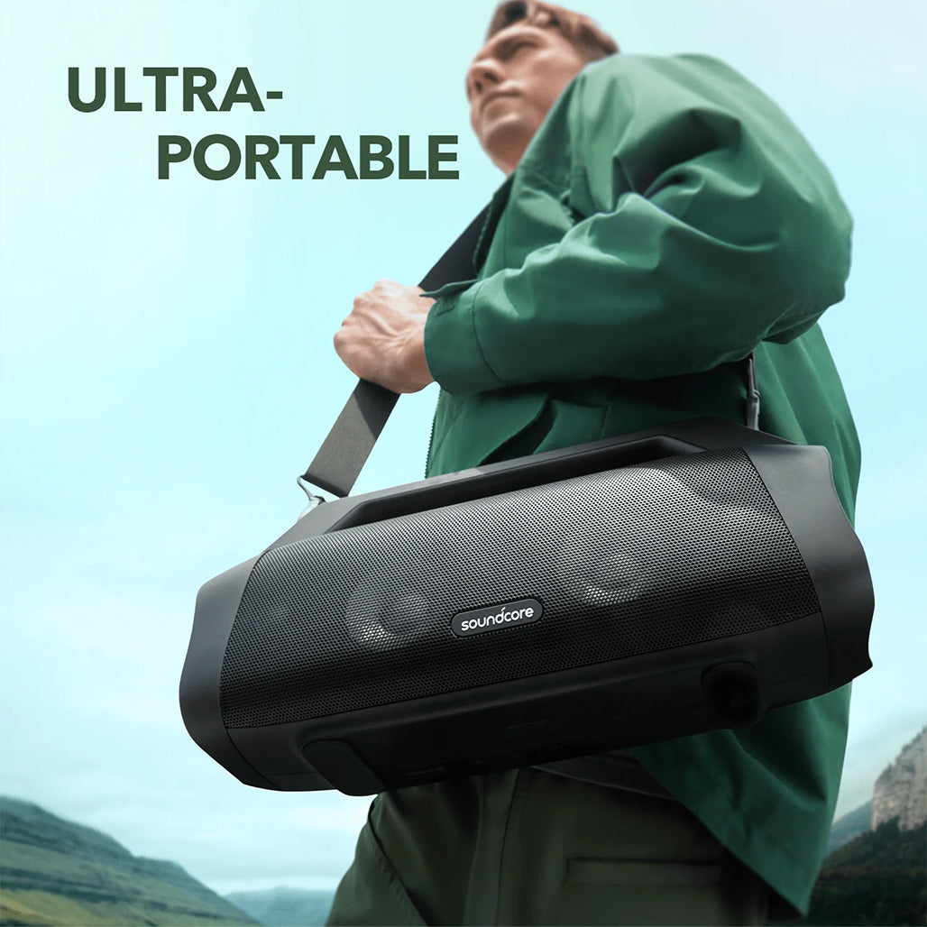 A Photo Of Anker Soundcore Motion Boom Plus - Portable Outdoor Bluetooth Speaker