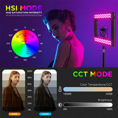 A Photo Of Neewer RGB-A111 RGB Rig Light Stabilizer with Adjustable Hue, Brightness, and Scene Modes