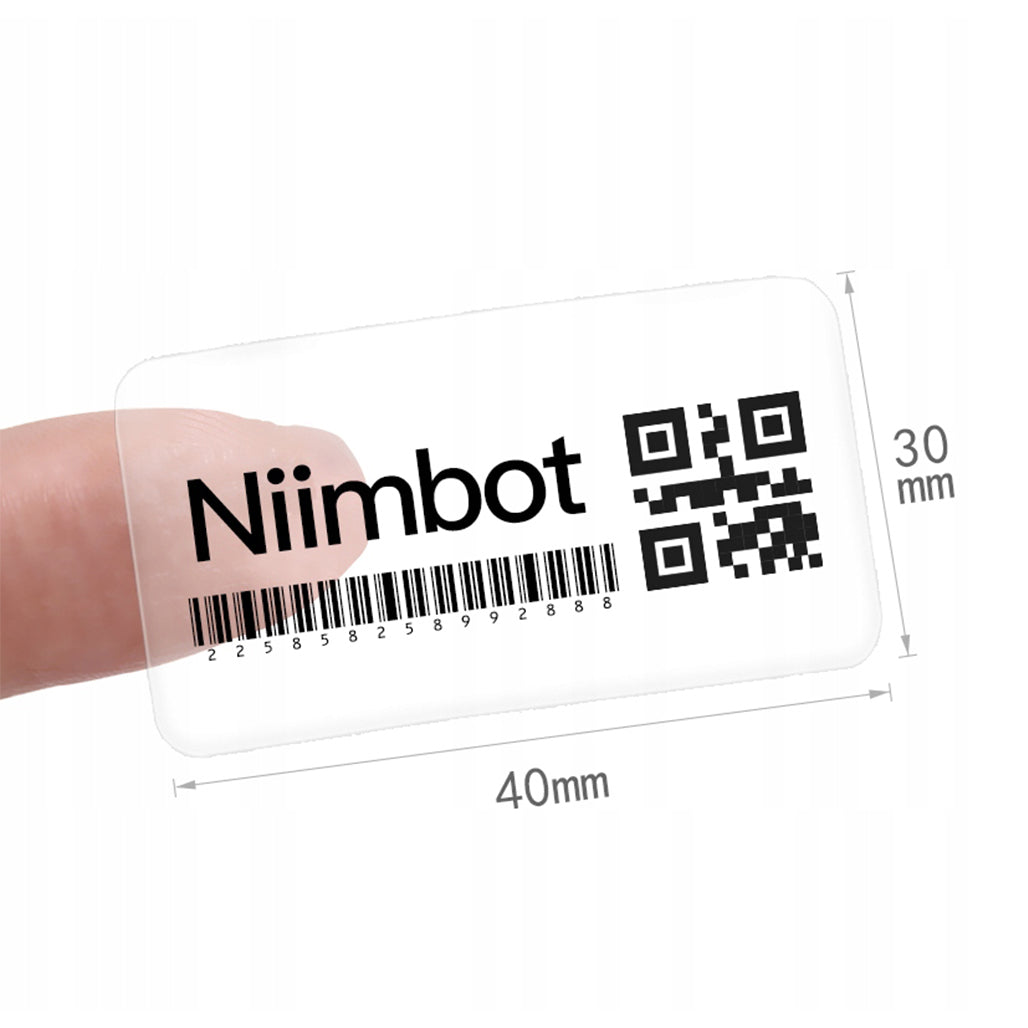 A Photo Of NIIMBOT Label Stickers Series B 40×30mm Transparent – 230pcs