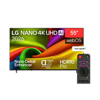 LG Nano 4K UHD AI NU84 Smart TV 2026