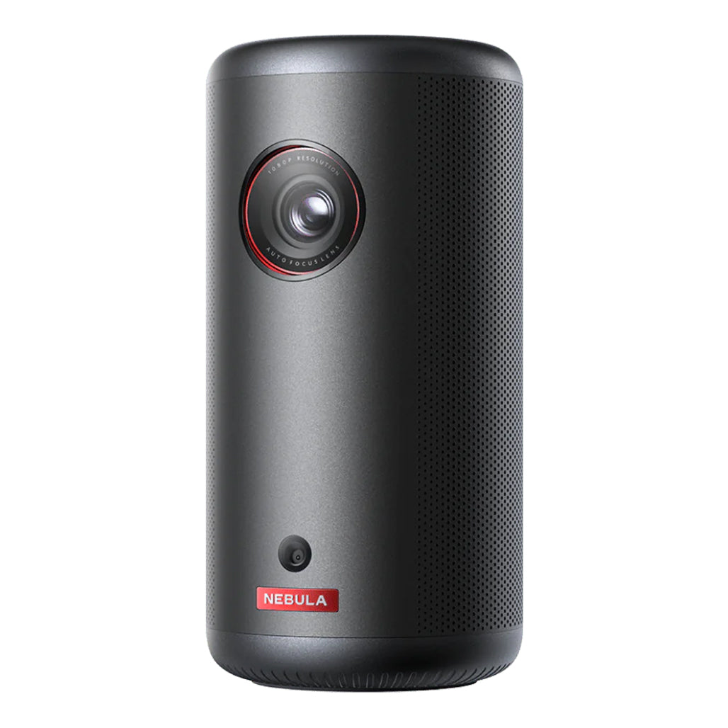 A Photo Of Nebula Capsule 3 | 1080p Mini Google TV Projector – Ultra-Portable Smart Projector with 120-inch Screen, HD Clarity & Long Battery Life