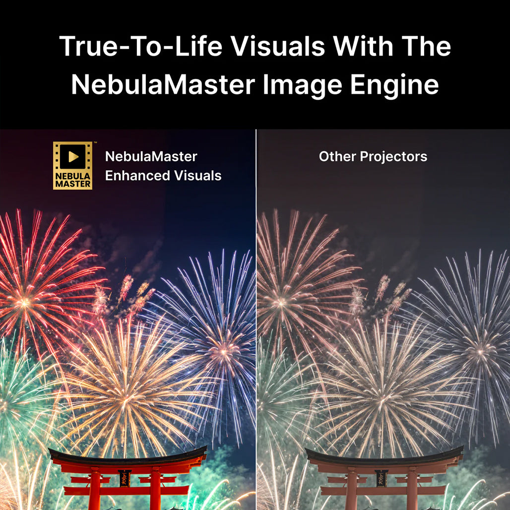 A Photo Of Nebula Cosmos 4K SE Projector with Dolby Vision & Google TV