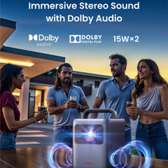 A Photo Of Nebula Cosmos 4K SE Projector with Dolby Vision & Google TV