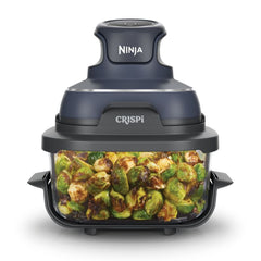A Photo Of Ninja Crispi 4 in 1 Portable Glass Air Fryer 3.8L 1700w - Cyber Space